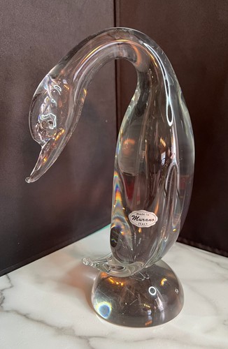 Murano clear glass handblown - clear,